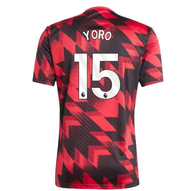 Man Utd Home Football Jersey 2025-20 - Yoro #15 M S