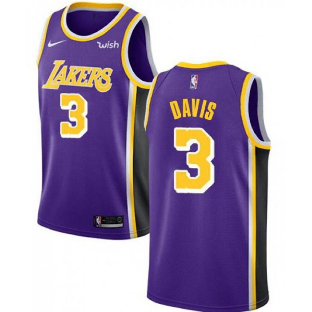 Authentic Los Angeles Lakers 3 Jersey - Purple - Fan Favorite