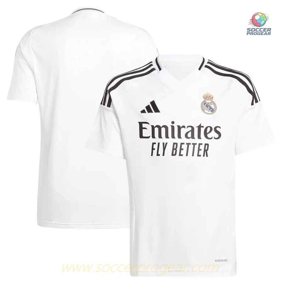 Real Madrid Home Youthren's Soccer Football Shirt 2024-25 Edition