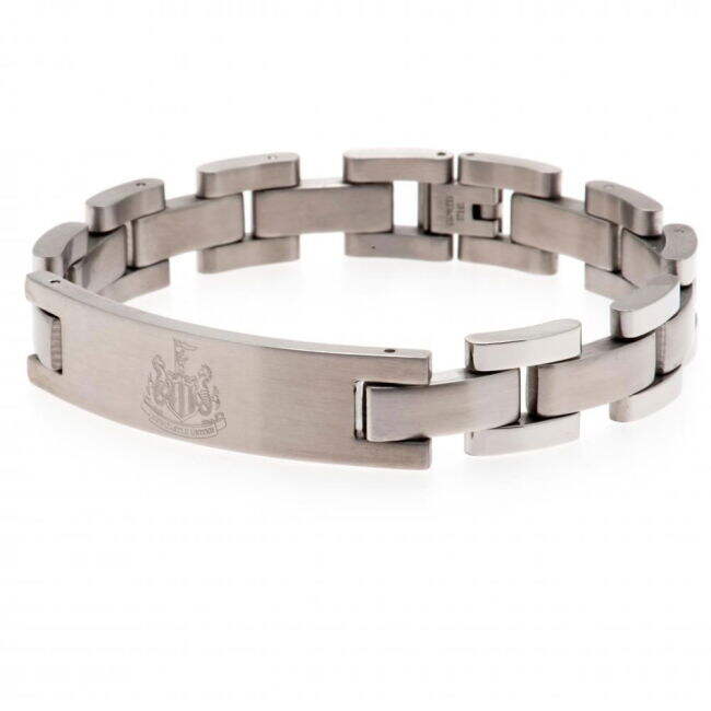 Newcastle Authentic Newcastle United FC Engraved Bracelet