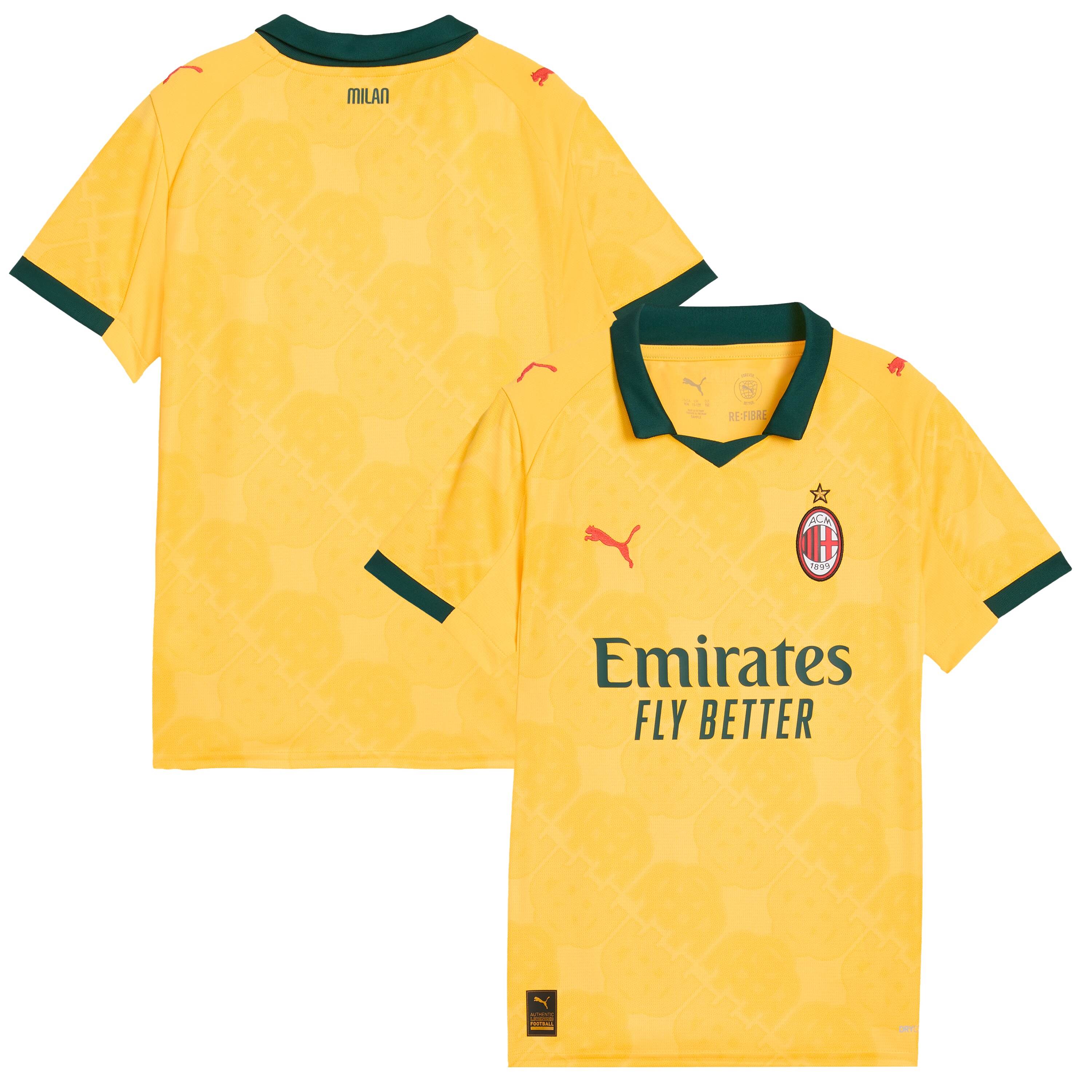 AC Milan Youth 2025 Breathable Replica - Authentic - Free Shipping