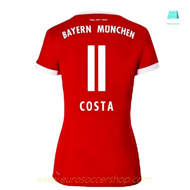 Bayern Munich 2017-18 Womens Home Shirt (XL) ((Excellent) XL) (Costa 11)
