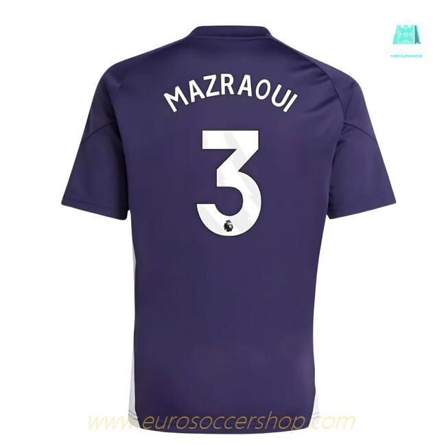 2025-2026 Man Utd Training Tee (Aurora Plum) (Mazraoui 3)