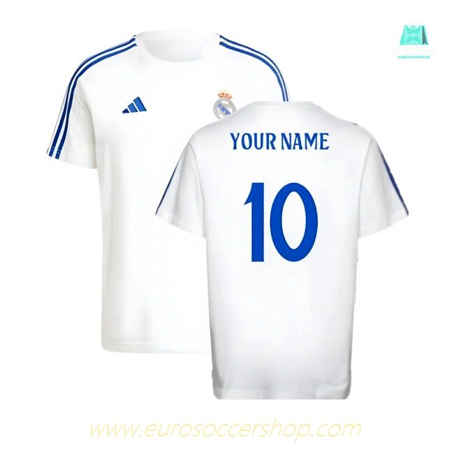 2024-2025 Real Madrid DNA Tee (White) (Your Name)