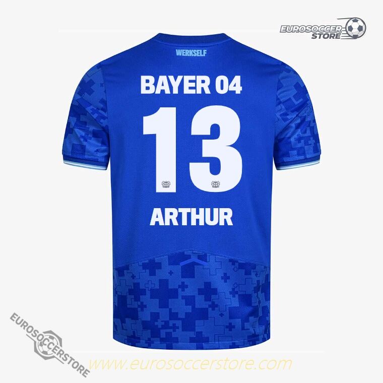 Bayer 04 Leverkusen ARTHUR 13 Third Football Jersey 25-26 Season