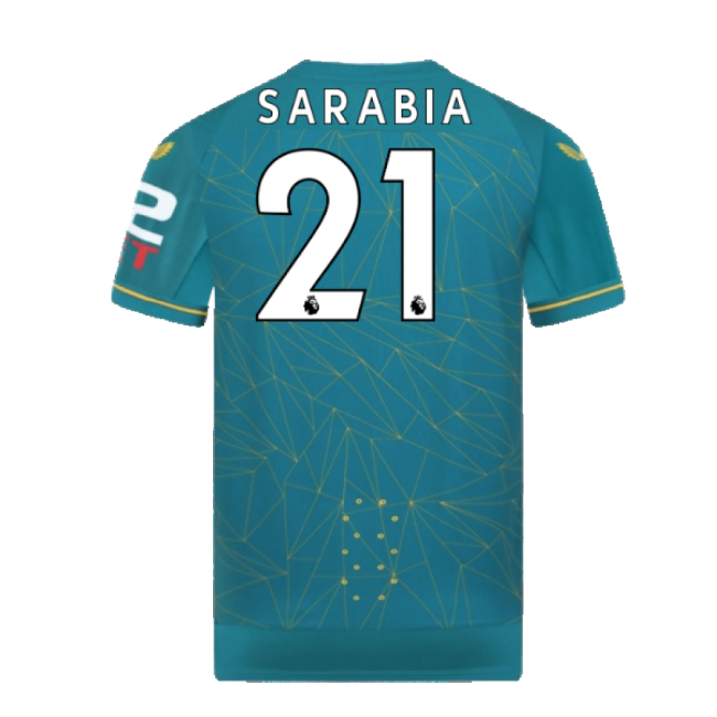 Adult 2022-2023 Wolves Away Pro Jersey (Sarabia 21)