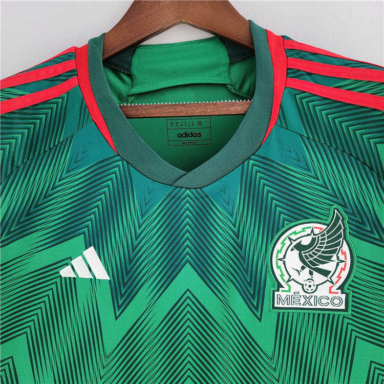 2022 MEXICO HOME GREEN SOCCER JERSEY FOOTBALL SHIRT - Official