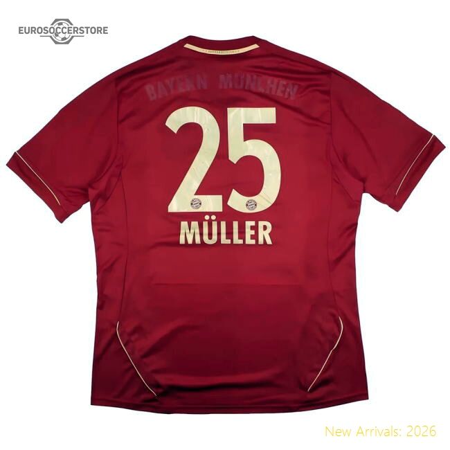 Bayern Munich 2011-13 Home Jersey (xl) Muller 25 (good)
