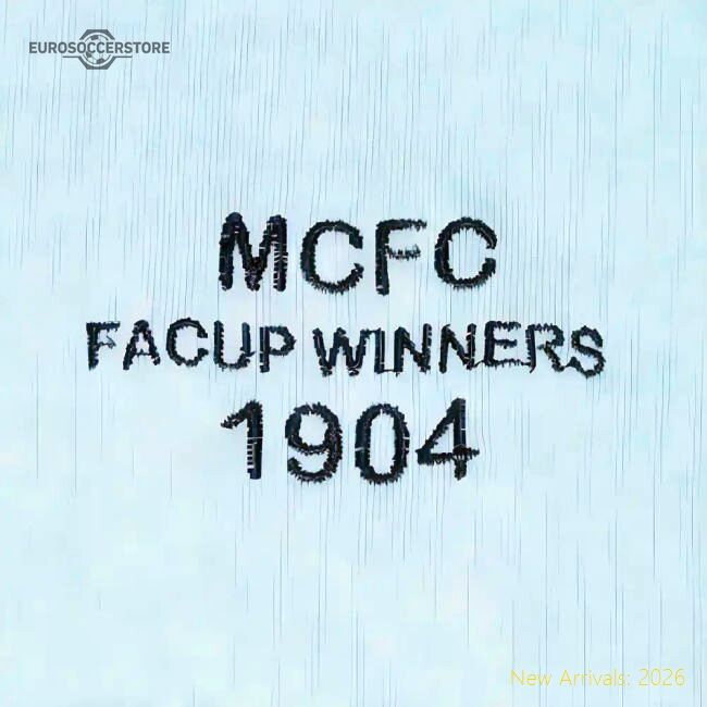 Authentic Manchester City 1904 Fa Cup Winners Retro Football Shirt