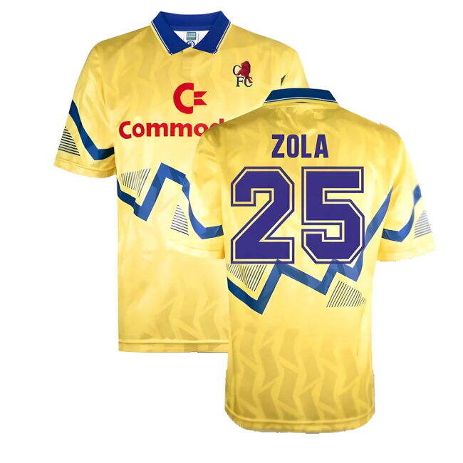 Dedicated Chelsea Third Football Shirt Zola #25 Elite Performance ...