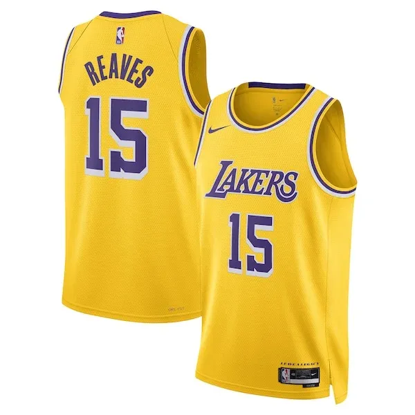 Premium-Quality Austin Reaves LAL Basketball Jersey - Team Colors