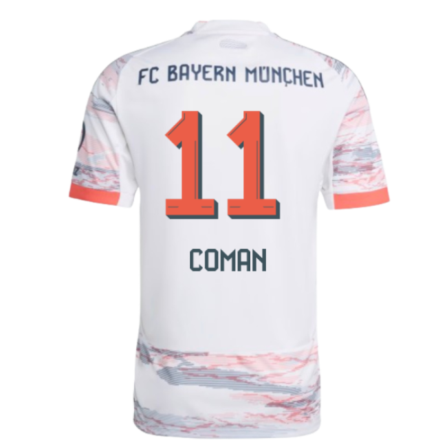 Coman 11 2025-2026 Bayern Munich Football Club Away Shirt