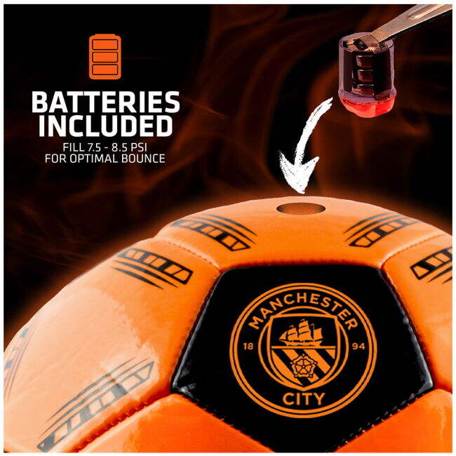 High-Quality Man City Manchester City FC LED Glow Football