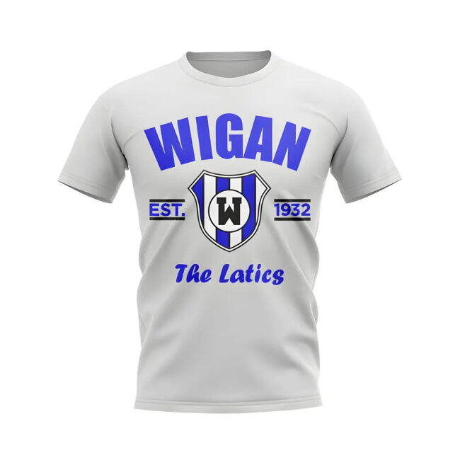 Wigan Established Football T-Shirt (White)