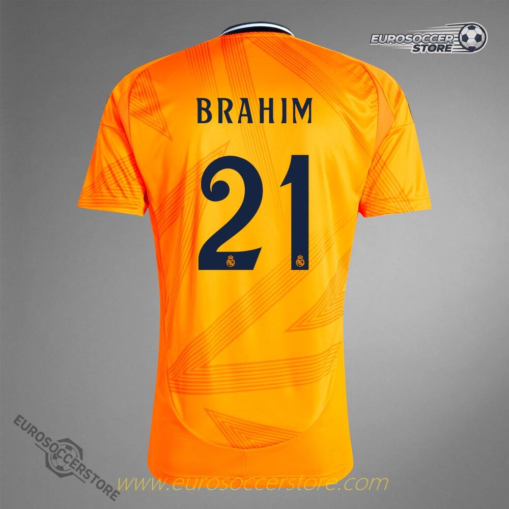 BRAHIM 21 Real Madrid Away Jersey for the 24-25 Season