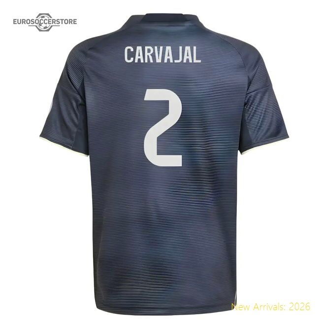 Exceptional 2025-2026 Real Madrid Away Jersey (kids) (carvajal 2)