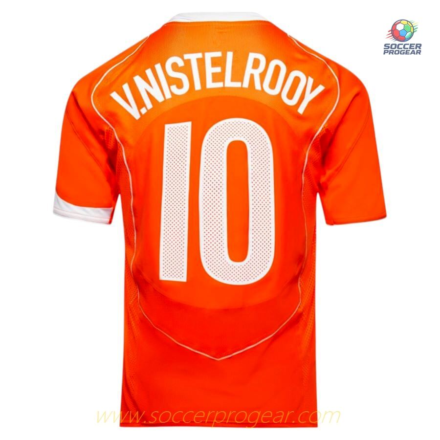 Netherlands Away Team Soccer Shirt Nike 2004 Van Nistelrooy Reissue