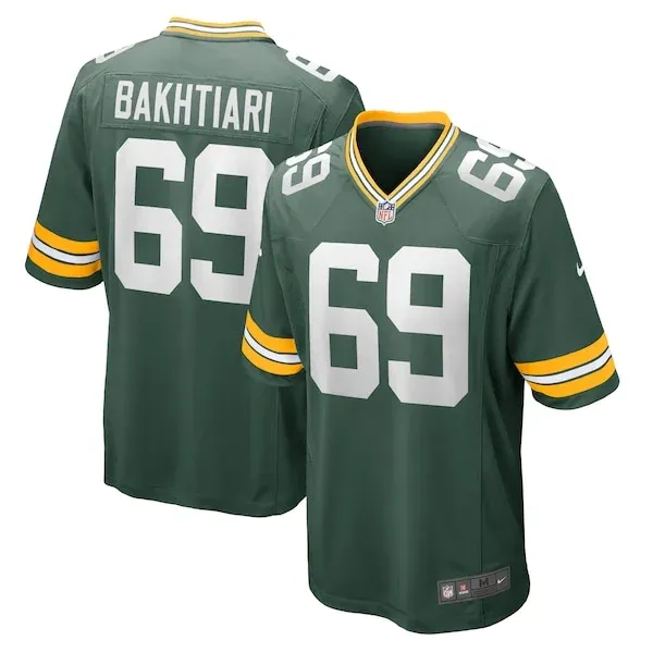 Green Bay Packers David Bakhtiari Game Jersey - Green | NFL Player ...