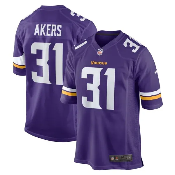 None Game Football Jersey - Purple M | NFL jersey | NFL Football