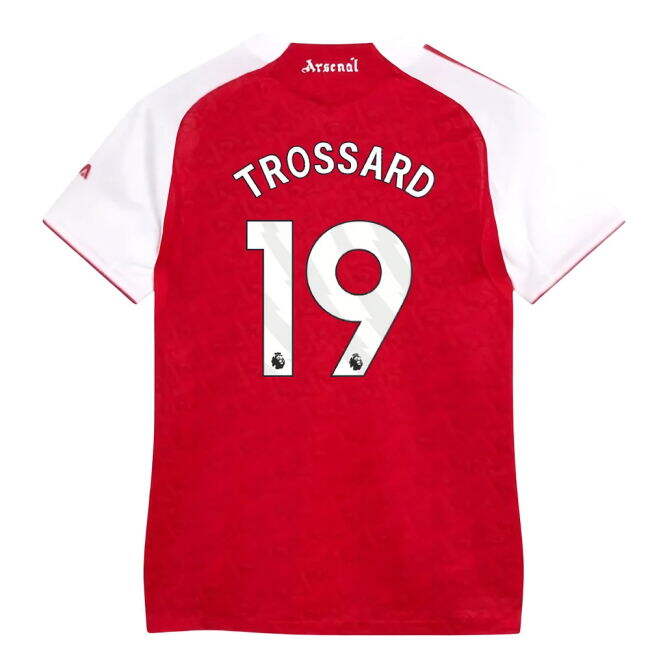 Arsenal Home Football Shirt 2025-20 - Trossard 19 L M Women S