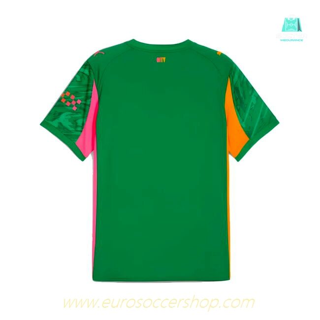 2025-2026 Man City Goalkeeper Away Shirt (Green)