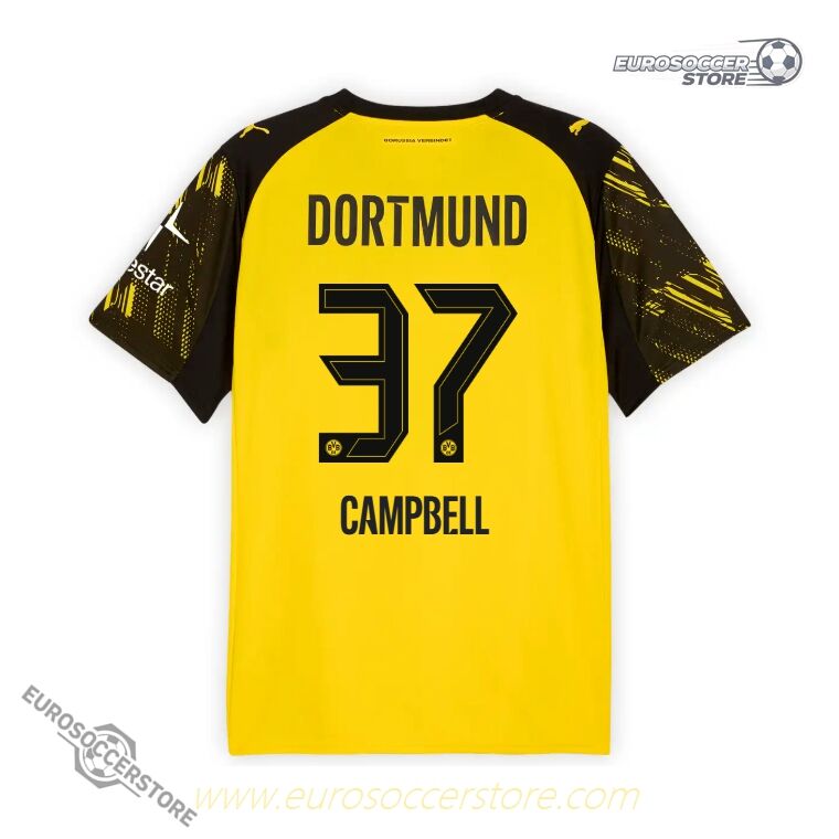 Borussia Dortmund 25-26 Home Jersey CAMPBELL #37