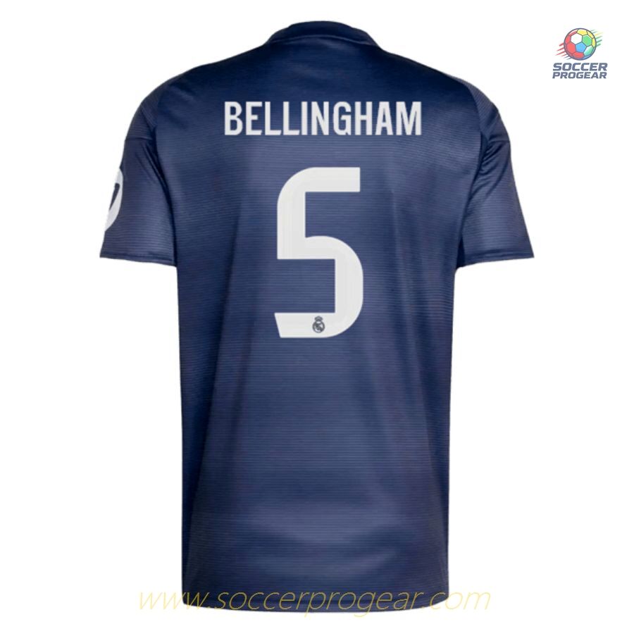 Real Madrid Away Youth Soccer Uniform Football Jersey 2025/26 Collection Bellingham