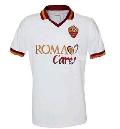 13-14 Roma Away White Soccer Jersey Shirt - Official Replica 2678