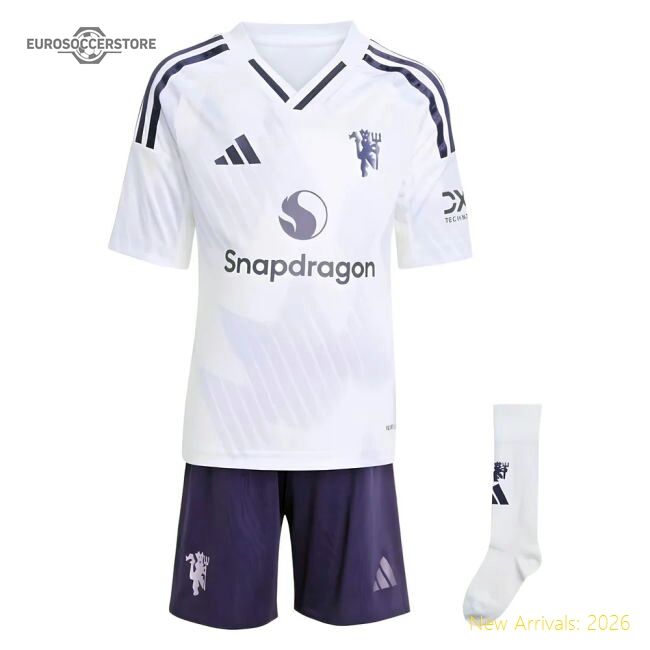 Official 2025-2026 Man Utd Away Mini Kit - Premium Quality Football