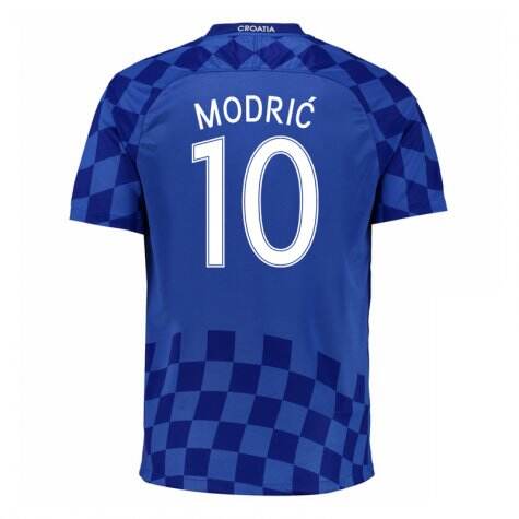 Croatia Away 2016 Modric 10 Soccer Jersey Shirt - Official Replica