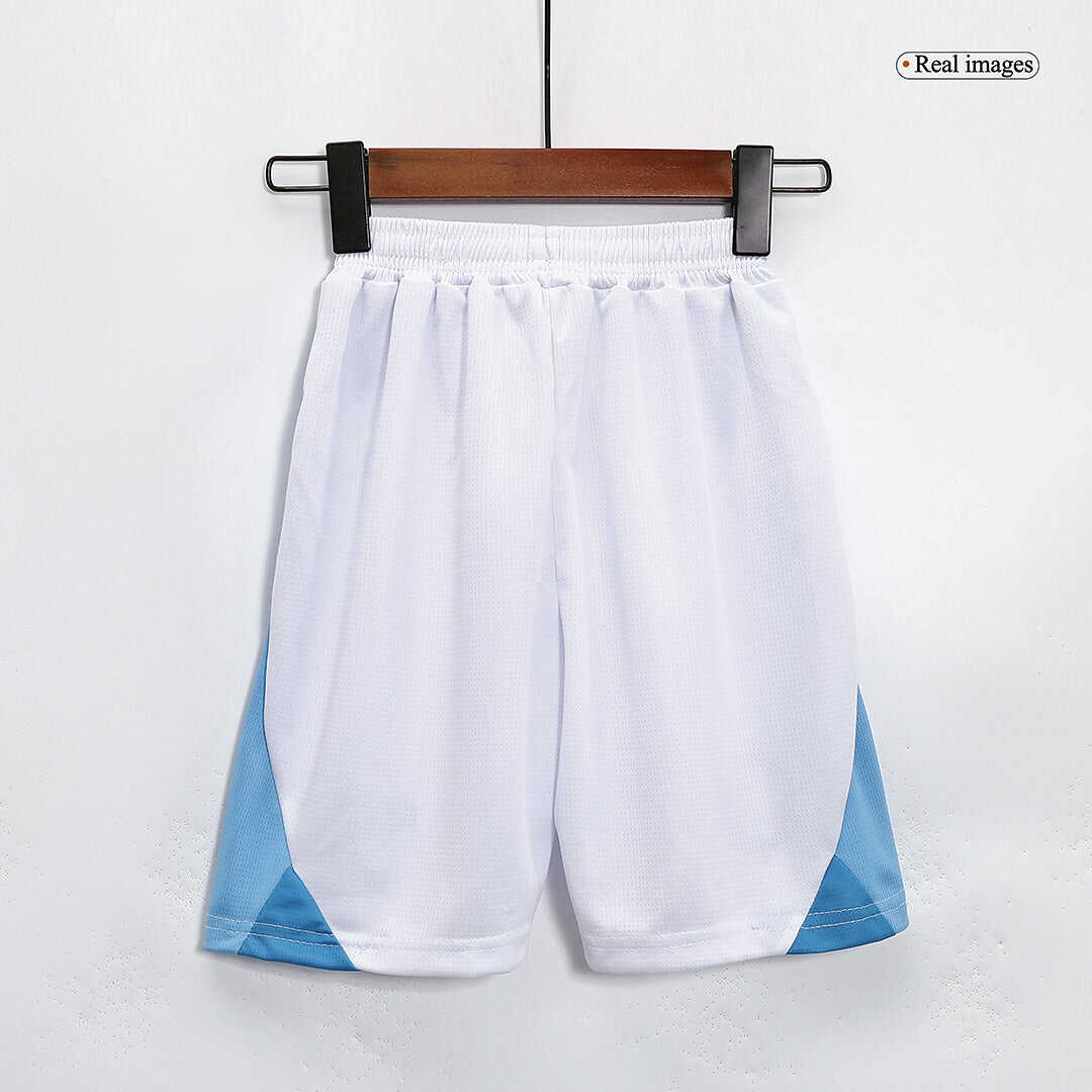 Kid's Manchester City Home Soccer Jersey Kit(Jersey+Shorts) 2023/24Aut