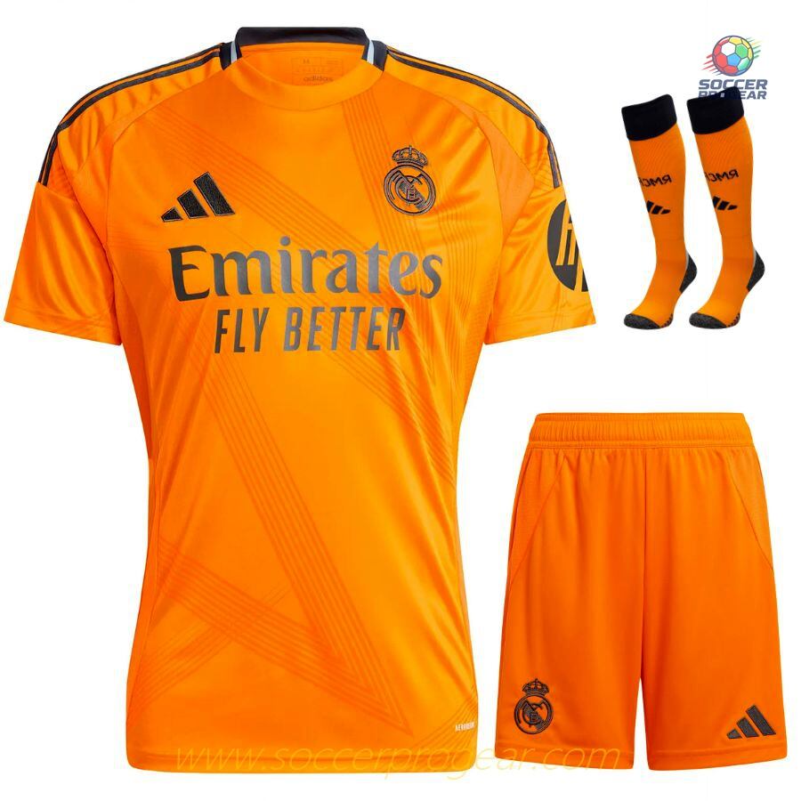 Real Madrid 2024/25 Collection Away Youthren's Jersey Set Football Jersey