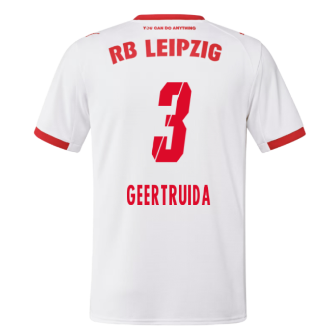 RB Leipzig Official 2025-2026 Home Shirt (Geertruida 3)