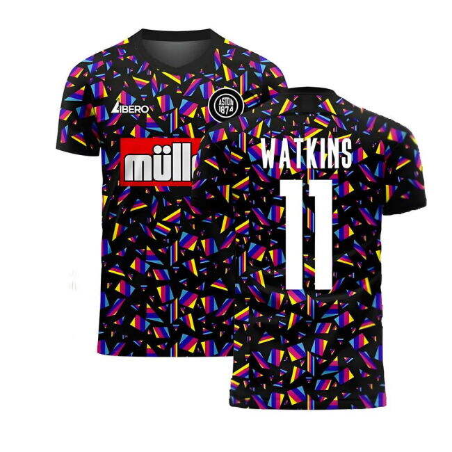 Officially Licensed Aston Villa WATKINS 11 2025 Aston 2025-2026 Thi...