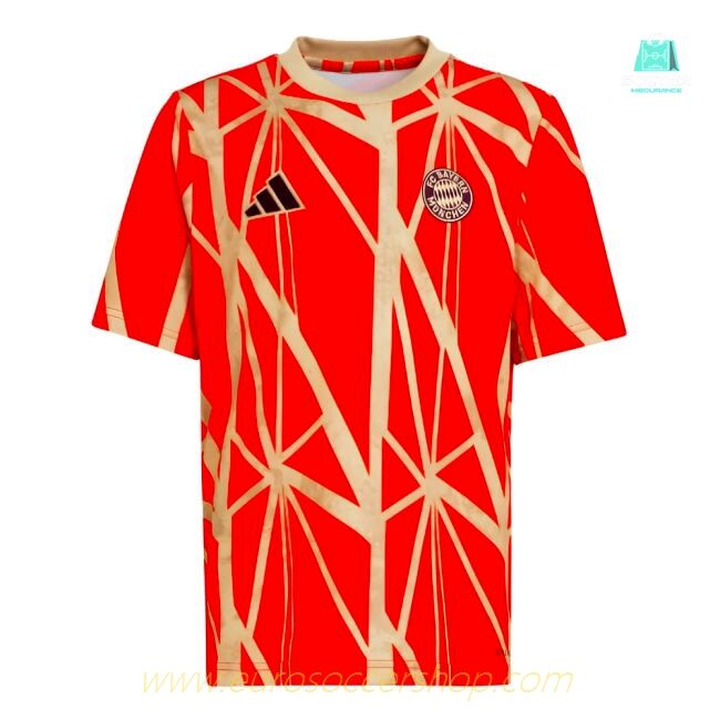 2024-2025 Bayern Munich Pre-Match Shirt (Red) (Kane 9)