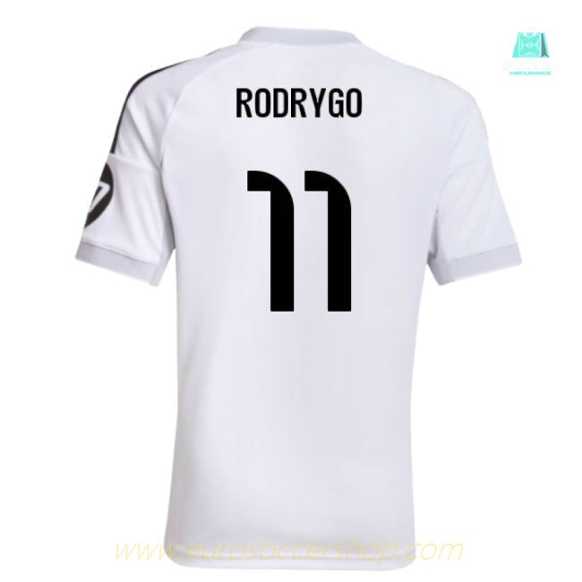 2025-2026 Real Madrid Home Shirt (Kids) (Rodrygo 11)