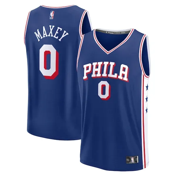 Tyrese Maxey PHI Replica Jersey - classic Basketball - Icon Edition