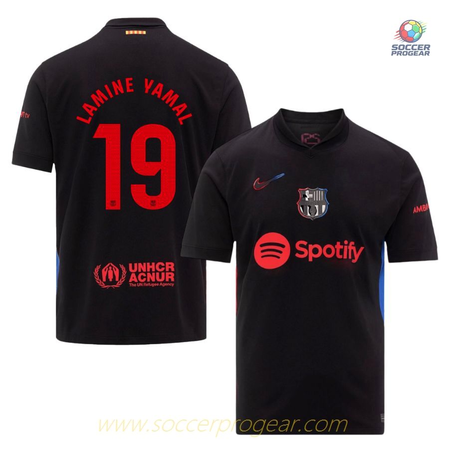 Barca 2024-2025 Season Away Kids Edition Soccer Football Shirt Lamine Yamal