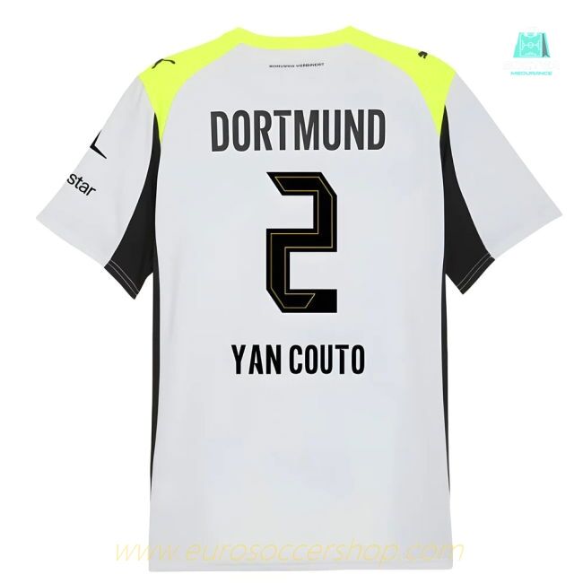 2025-2026 Borussia Dortmund Away Shirt (Yan Couto 2)