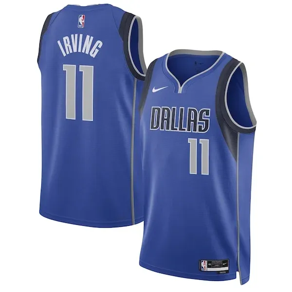 Kyrie Irving DAL Swingman Jersey - fashionable top-tier - Blue