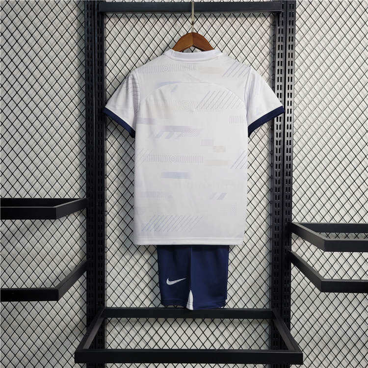 KidsYouth Tottenham Hotspur 2324 Home White Soccer KitShirtShorts -