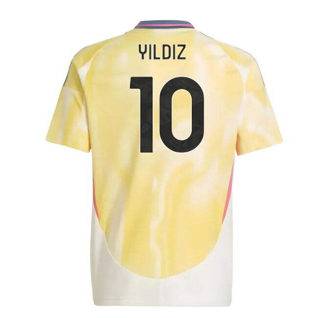 Proud Juve Juventus Away Shirt Kids Yildiz #10 Match Quality Updat...