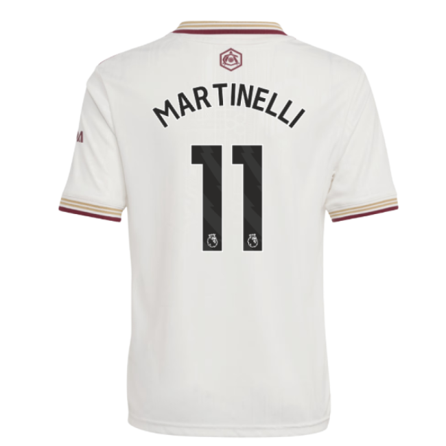 Arsenal Arsenal Third Shirt Kids Martinelli #11 Elite Performance ...
