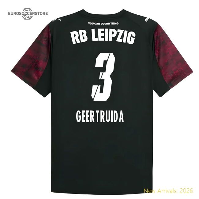 Premium-grade 2025-2026 Red Bull Leipzig Third Shirt (geertruida 3)