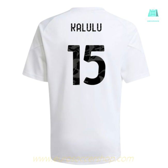 2025-2026 Juventus Training Shirt (White) - Kids (Kalulu 15)