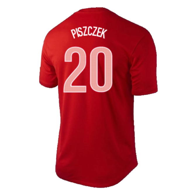 Piszczek 20 Latest Breathable Poland Away Football Shirt