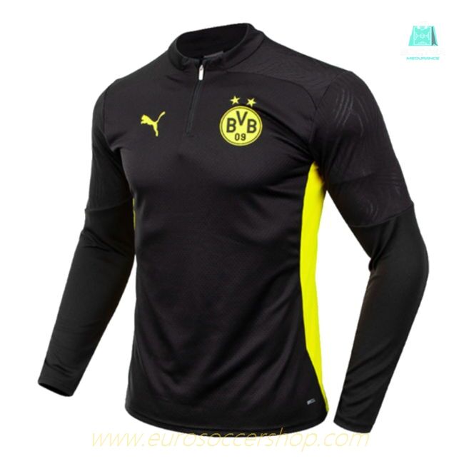 2024-2025 Borussia Dortmund Training 1/4 Zip Top (Black)