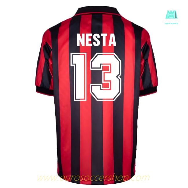AC Milan 1996 Home Retro Shirt (NESTA 13)