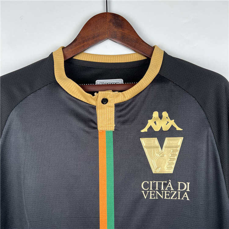 Venezia FC 2324 Home Black Soccer Jersey Football Shirt - Official
