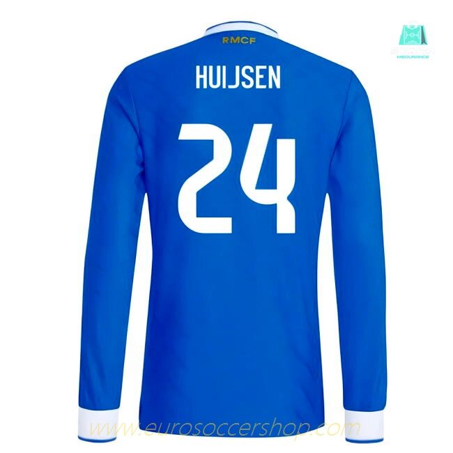 2025-2026 Real Madrid Authentic Long Sleeve Third Shirt (Huijsen 24)